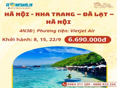 HÀ NỘI - NHA TRANG – ĐÀ LẠT 