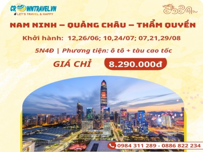 HÀ NỘI - NAM NINH – QUẢNG CHÂU – THẨM QUYẾN