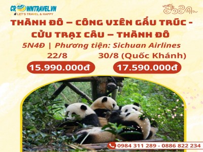 THÀNH ĐÔ – CÔNG VIÊN GẤU TRÚC - CỬU TRẠI CÂU – THÀNH ĐÔ