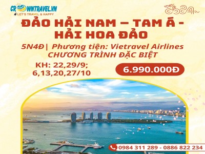 CÔNG VIÊN NƯỚC HẢI HOA ĐẢO-THIÊN NHAI HẢI GIÁC- THUNG LŨNG BINGLANG- CHỢ ĐÊM - HÀ NỘI