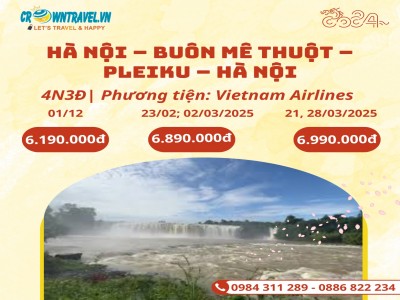 BUÔN MÊ THUỘT-KONTUM-PLEIKU